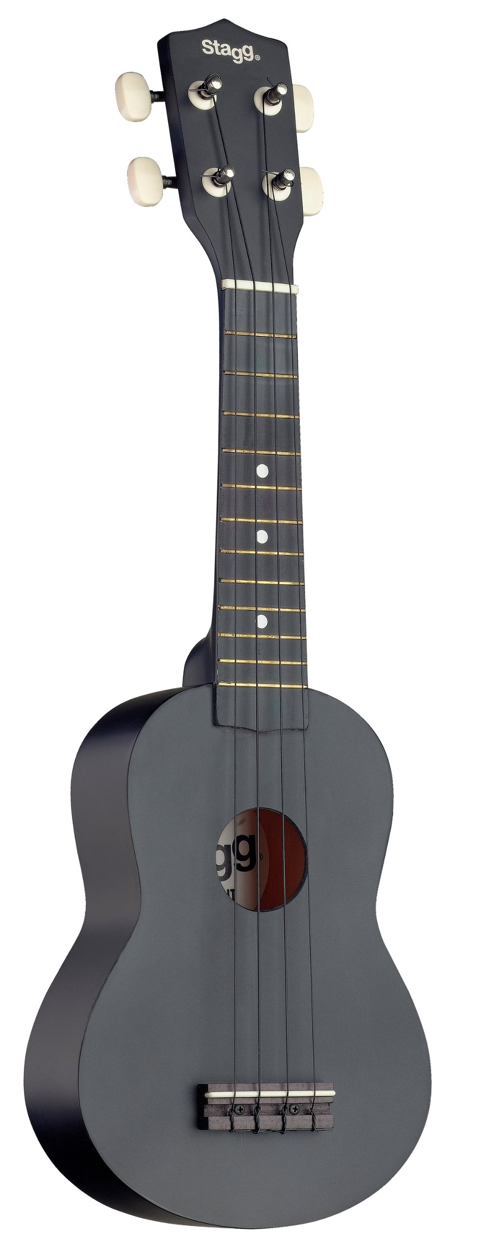 Stagg US-NIGHT Soprano Ukulele with Bag - Black