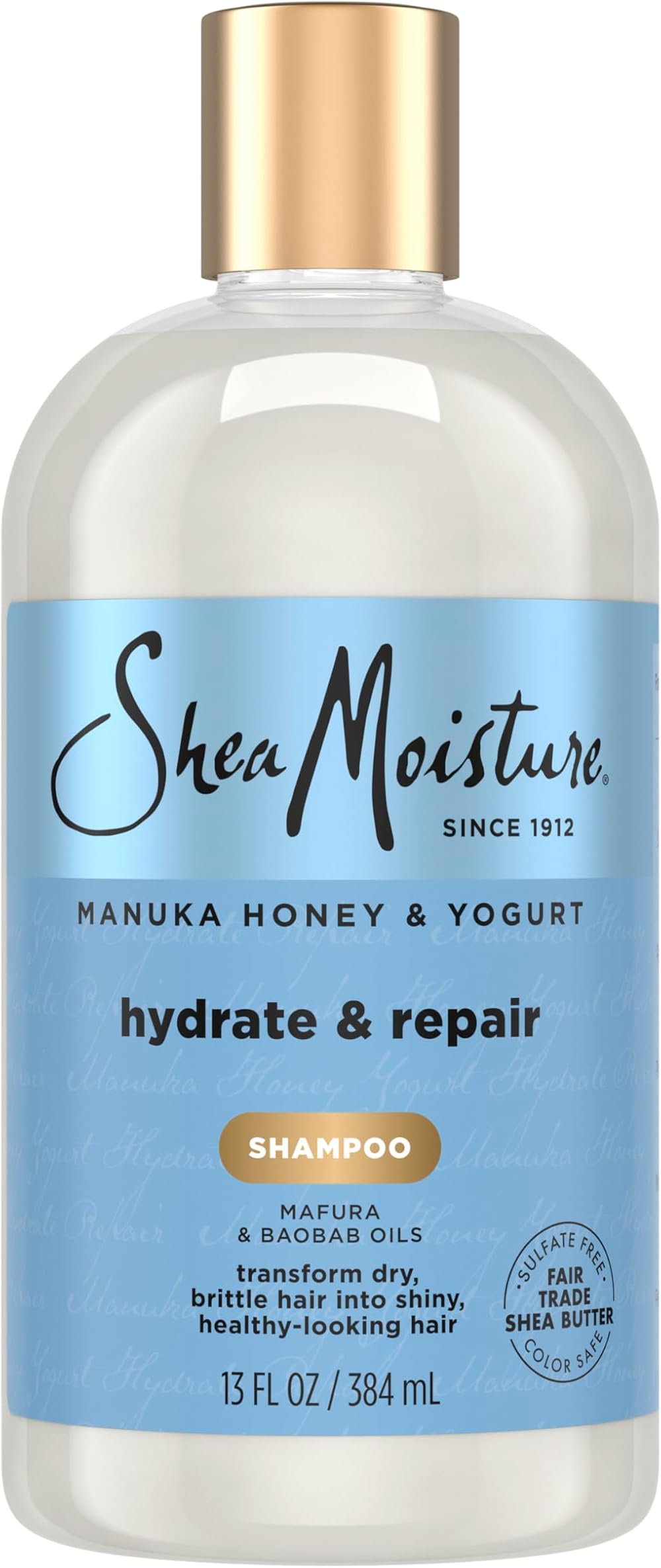 Shea Moisture Manuka Honey Yogurt Shampoo 13oz Moisturizing Hair Care