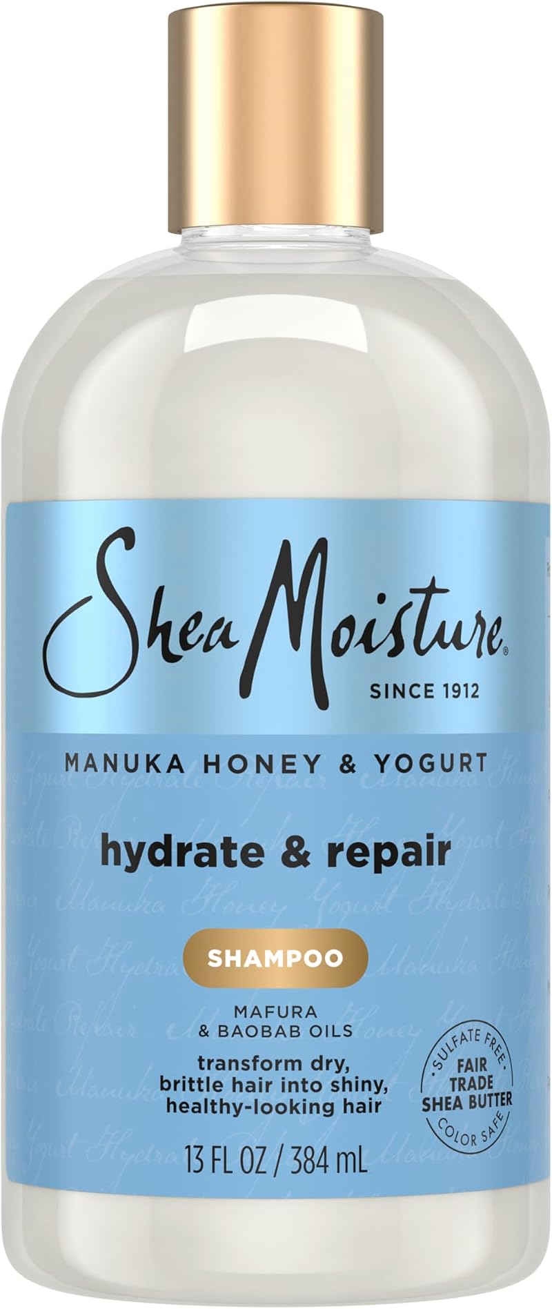 Shea Moisture Manuka Honey Yogurt Shampoo 13oz Moisturizing Hair Care