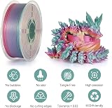 Kingroon PLA Filament 1.75 mm 1kg Silk Rainbow Candy view 4