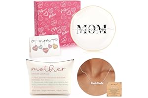 JTENGTOP Mothers Day Birthday Gifts for Mom from Daughter Son, Thanksgiving Christmas Ideas Mom Mama Gifts Set of 4