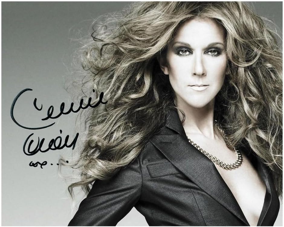 Photographs - Photo Celine Dion Signed Autographed 8 x 10