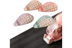 Lot de 4 rouleaux de ruban adhésif double face pour travaux manuels, 0,8 cm x 8,9 m, fournitures de scrapbooking, fournitures