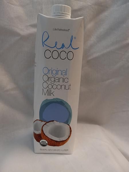 REAL COCO ORIGIANL ORGANIC COCONUT MILK (33.8 FL...