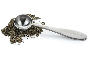 RSVP International Endurance Kitchen Collection Measuring Tools, Dishwasher Safe, Perfect Tea Scoop, Stainless Steel