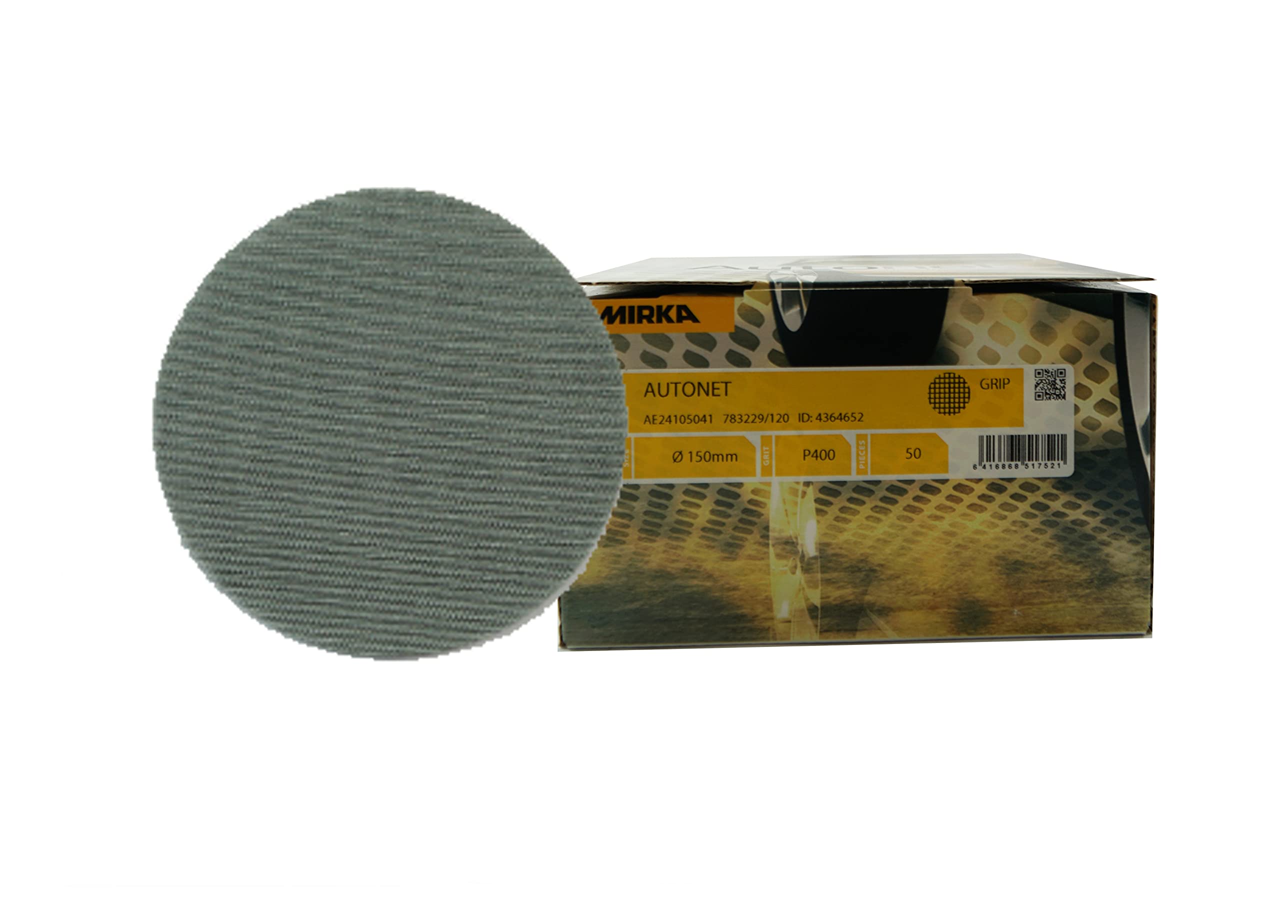 MIRKA Autonet Discs Grit P400 - 150mm - 50 per Pack