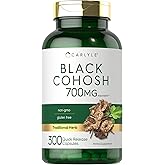 Carlyle Black Cohosh Capsules | 300 Count | Non-GMO, and Gluten Free Formula | Black Cohosh Root Extract Supplement