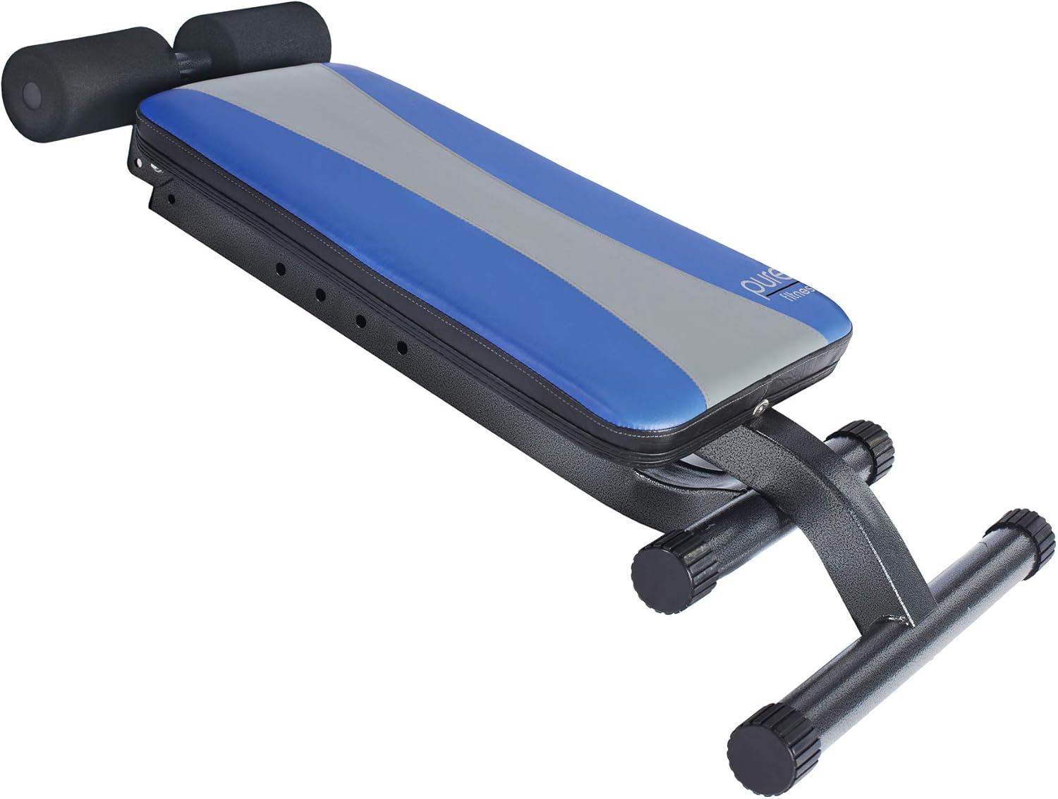 Pure Fitness Adjustable Ab Crunch Sit-Up Bench for toning and training, Foldable and Adjustable Design : Adjustable Weight Benches : Sports & Outdoors