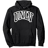 UNLV Rebels Two Tone Black Officially Licensed Pullover Hoodie
