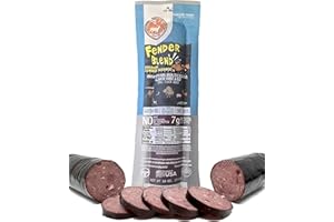 PEARSON RANCH SINCE 1959 PEARSON RANCH Game Meat Summer Sausage Exotic Meat Roadside Blend of Rabbit, Alligator, Venison, Elk, Bison, Beef, Pork, & Wild Boar - Gluten-Free, MSG-Free, No Added Nitrities 10 ounces