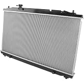 TRQ Radiator Assembly Aluminum Core Plastic Tank | For 2005-2012 Toyota Avalon 2007-2011 Camry 2009-2015 Venza