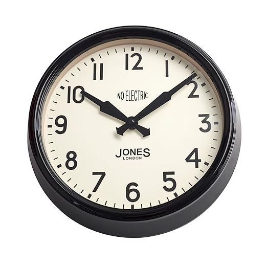Jones 'Apollo' Wall Clock Amazon.co.uk Kitchen & Home