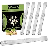 Pistachio Pro Nut Opener - Open and Deshell Pistachio Nuts, Stainless Steel Sheller Tool (5 Pack)