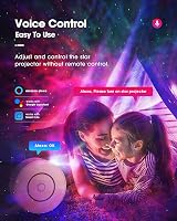 SUPPOU LED WiFi Galaxy Projector Smart Night Light 3D Star RGB Voice Control view 2