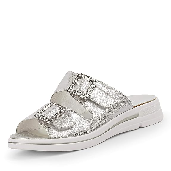 Waldläufer 922501 138 211 H-Sina Damen Sportive Pantolette Nubukleder Weite H