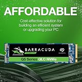 Seagate BarraCuda Q5 1TB NVMe SSD M.2 PCIe Gen3 x4 Internal ZP1000CV3A001 view 5