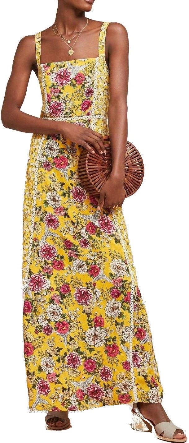 Anthropologie Cantonal Maxi Dress Sz M - NWT