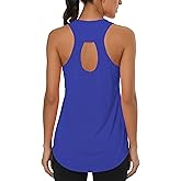 Cakulo Womens Sleeveless Workout Tops Racerback Athletic Summer Tank Tops Gym Yoga Running Shirts Clothes