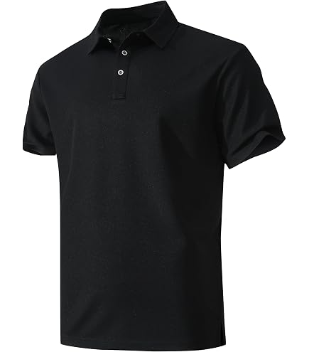 Amazon.com: KAOKLRNI Men's Quick-Dry Active Polo Shirts Short