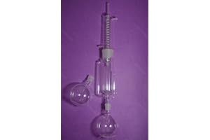 NANSHIN 1000ml,Gla​ss Soxhlet Extractor Graham Condenser,​Two 1L Flat Flasks