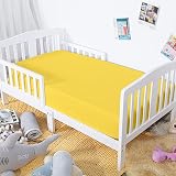 Dudu N Girlie Next2Me Crib Fitted Sheets 51 x 85 Pack 2 Yellow view 2