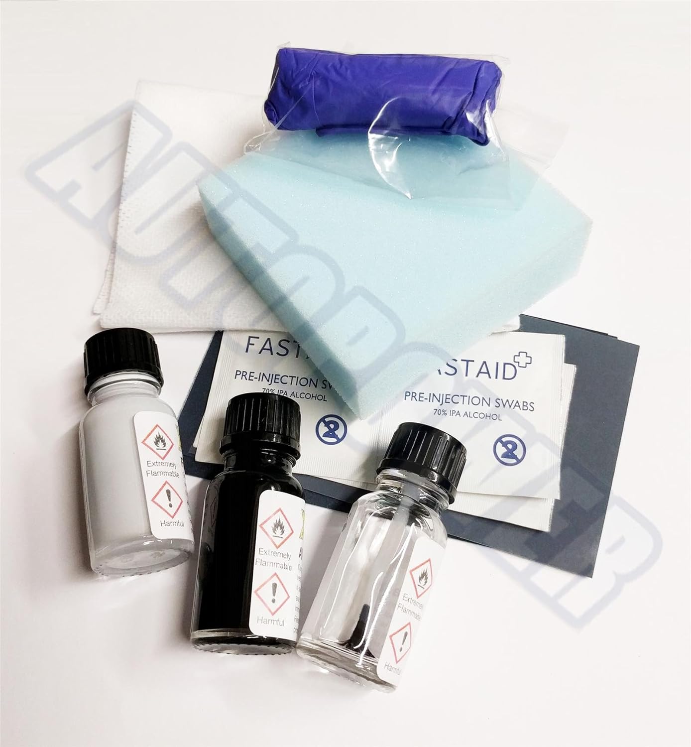 Black Alloy Wheel Repair Kit Fixes Kerb Scuffs & Scrapes Amazon.co