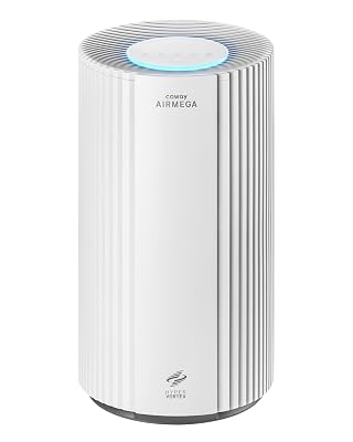 COWAY Air Purifier for Large Room Whole Home Up to 2,640 ft², HEPA Filter for Smoke, Allergen, Pet Dander, Odor, PM 10 AQI, Turbo Eco Mode, Timer, Energy Star, 3yr Warranty, Airmega 350 White