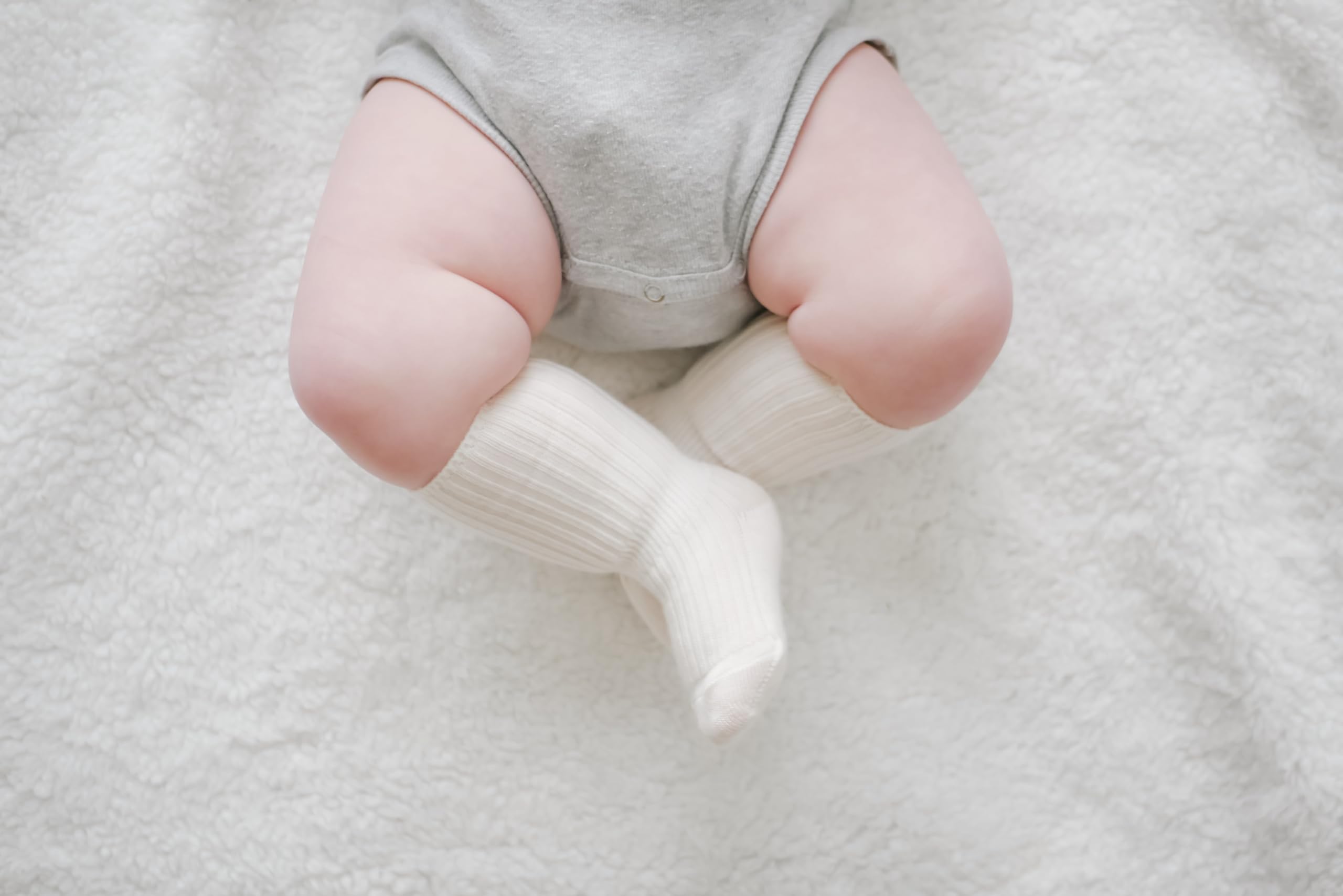 Woolino Wool Baby Socks, Washable Merino Wool Infant Toddler Kids Socks, Newborn to 8 Years (Pack of 3)