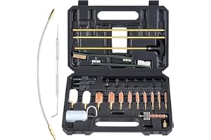 Bore Baby Gun Cleaning Kit Universal Supplies for Rifle Pistol Shotgun with Portable Carrying Case for 12Ga 20Ga .22 5.56 .22