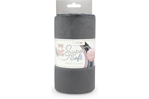 KULLALOO Short Pile Plush Fabric for Sewing/Minky for plushies & Many More ✦ 39.5x29.5 inch ✦ Pile Length 1/16 inch (1.5 mm) ✦ ASH Grey