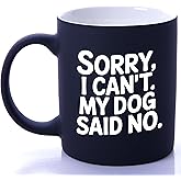 G MUGS Dog Ceramic Coffee Mug 13oz Personalized Gift for Women Men Birthday Christmas Black Mug