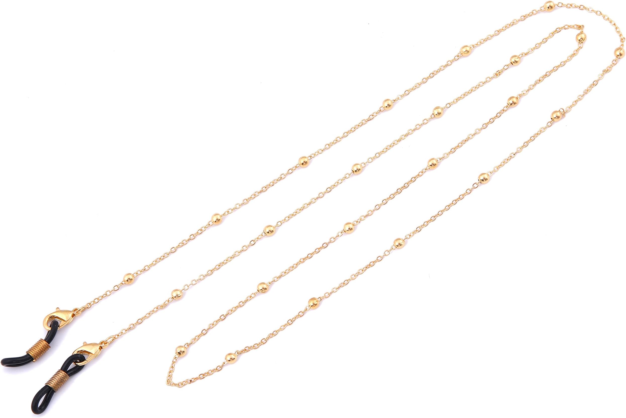 LIKGREAT Eyeglass Chains for Women Beaded Reading Glasses Cords Sunglasses Strap