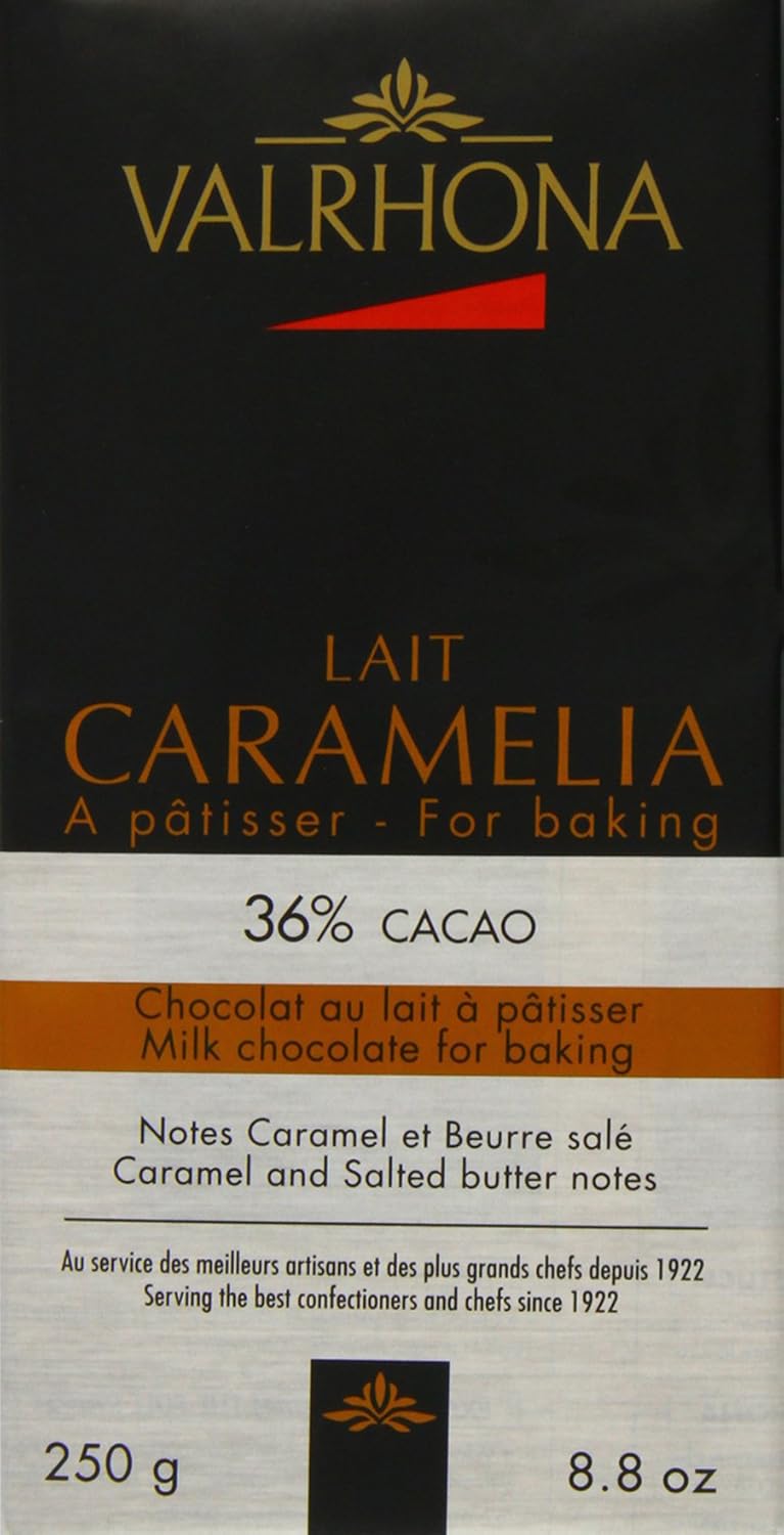 Valrhona Baking Milk Chocolate Bar 36 Percent (Caramelia) 250 g Amazon