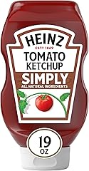 Heinz Simply Tomato Ketchup, 19 oz Bottle | America’s Favorite Ketchup®, No Artificial Sweeteners, No High Fructose Corn Syru