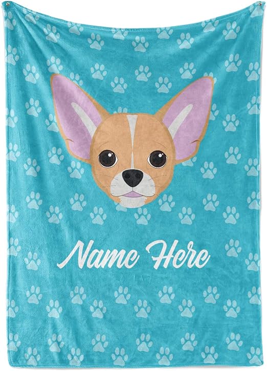 dog blanket with name