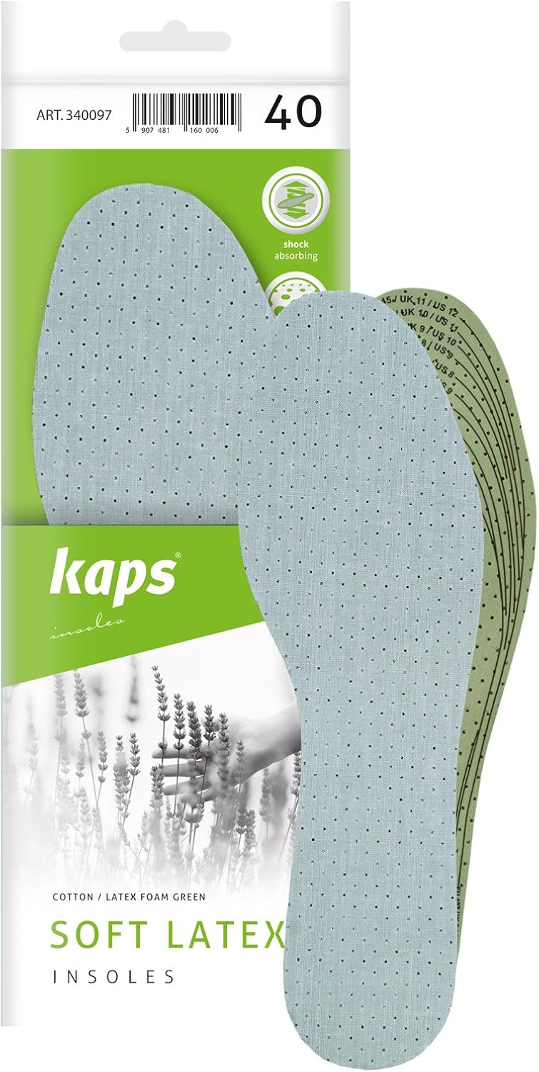 Thin 3mm Soft Latex Insoles, Cut to Fit Foam Shoe Inserts - Image 3