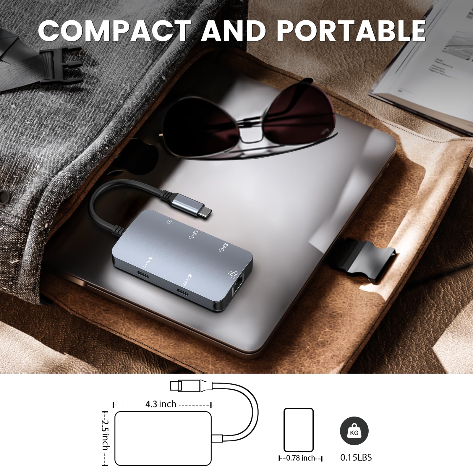 L LIMINK SP12 Portable Triple Monitor for 13-16