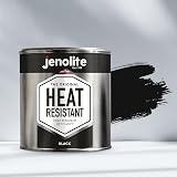 Jenolite Heat Resistant Matt Black Paint 500ml 650C Multi-Surface BBQ Stoves view 6