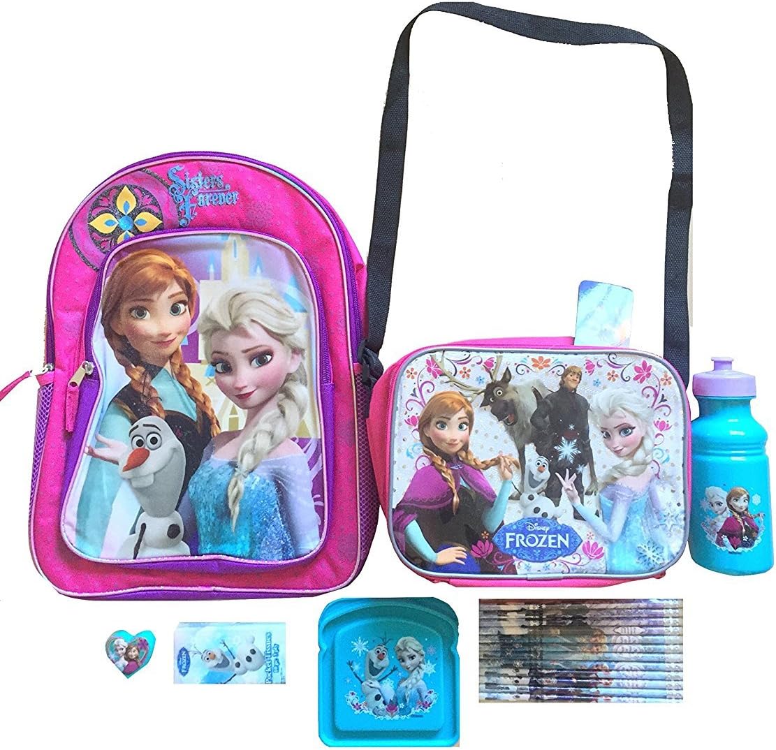 frozen backpack and lunch box