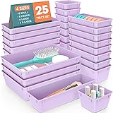 SpaceHacks 25 PCS Plastic Drawer Organizer