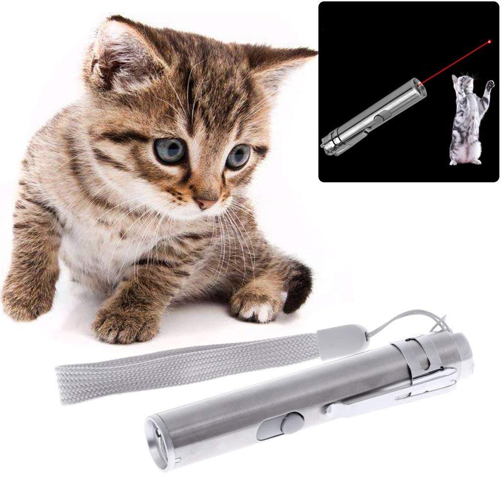 Lottoy 3in1 LED Pointer for Cats Toy Pet Cat Interactive Toy with USB Cable