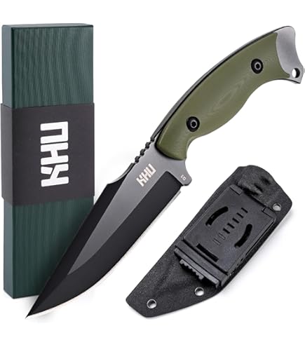 Defcon TD004 7.5" Tactical Fixed Blade - D2 Steel Knife With G10 Handle & Sheath