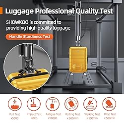 SHOWKOO Luggage Sets Expandable PC+ABS Durable