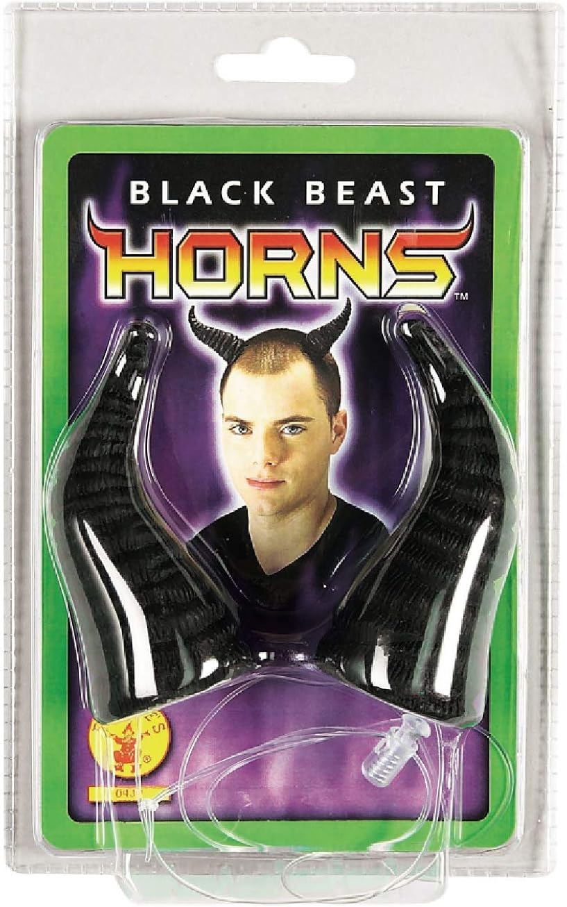 Rubie's Black Beast Horns Adult Costume Accessory