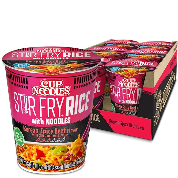 NISSIN CUP NOODLES STIR FRY RICE WITH NOODLES,...