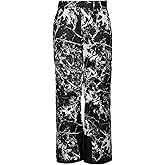 Arctix Kids Snow Sports Cargo Snow Pants with Articulated Knees, Cracked Marble Black, X-Large