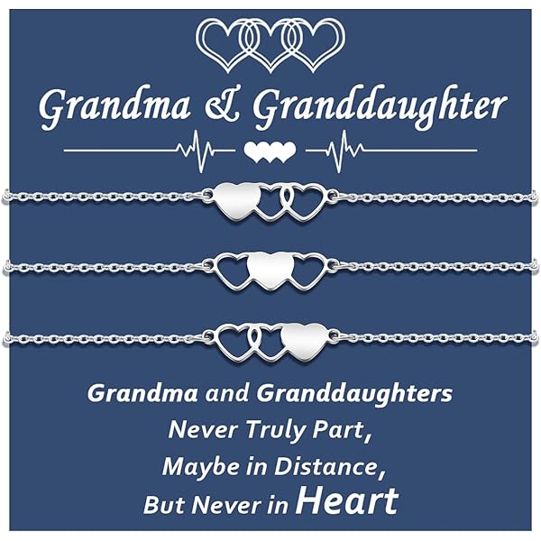 Amazon.com: BEKECH Grandma Granddaughter Gifts The Love