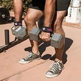 AQF Weight Lifting Straps 60CM Cotton Gym Wrist Straps Neoprene Padding view 7