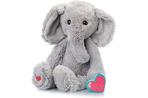 MY BABY'S HEARTBEAT BEAR MBHB Digital Voice Recorder Animal w/20 Second Recorder, Dictaphone to Capture Baby's Heartbeat During Pregnancy + Ultrasound, Not a Medical Device, Vintage Elephant