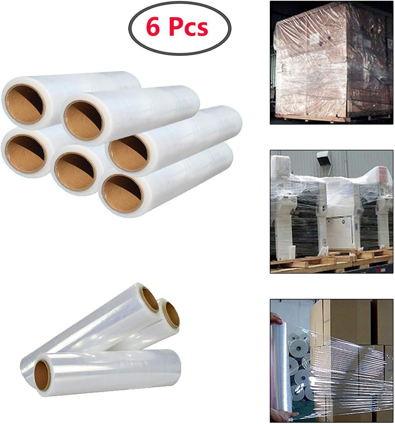 AllRight 400mm X 250m Strong Packing Cling Film Rolls Pallet Stretch